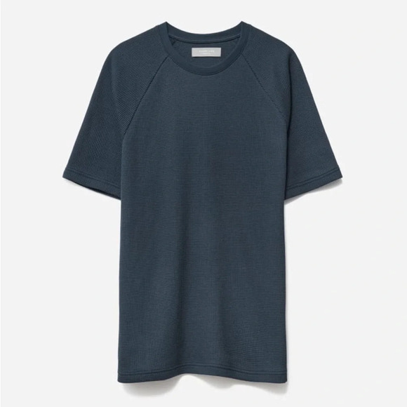 Everlane Other - Everlane The Waffle Tee Kingfisher Blue Tshirt Short Sleeve Top Organic Cotton